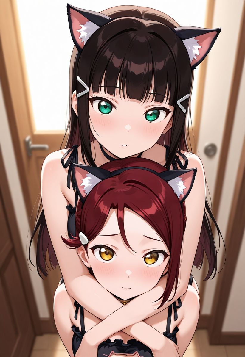 黒澤ダ〇ヤと桜内〇子とえっち サンプル2ページ目