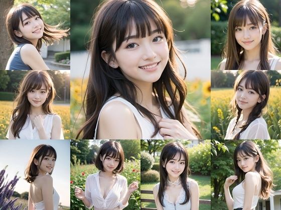 AI美少女写真集 Clothed YUKI-（5）〜透明感あふれる清楚さが輝く公園デート〜 サンプル1ページ目