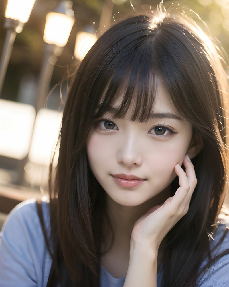 AI美少女写真集 Clothed YUKI-（5）〜透明感あふれる清楚さが輝く公園デート〜 サンプル2ページ目