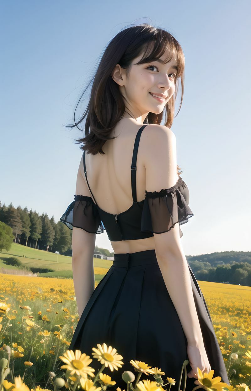 AI美少女写真集 Clothed YUKI-（5）〜透明感あふれる清楚さが輝く公園デート〜 サンプル6ページ目