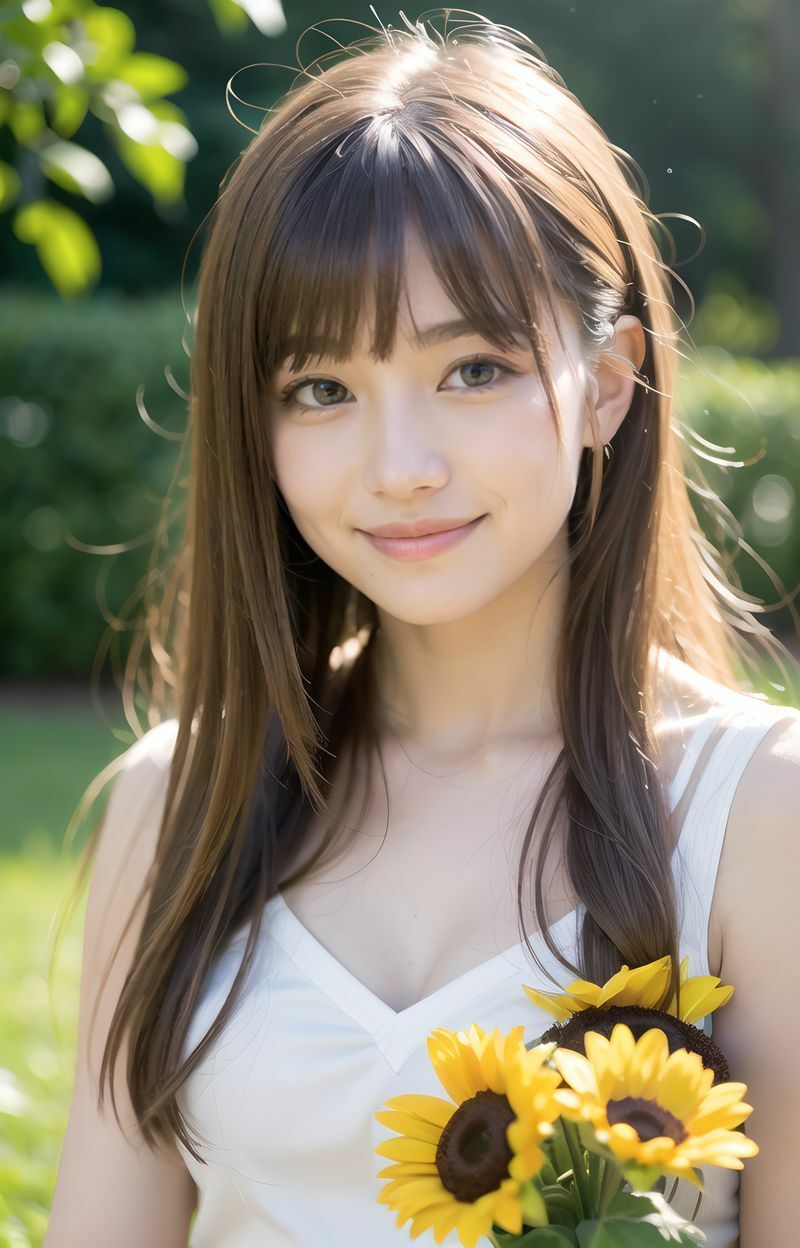 AI美少女写真集 Clothed YUKI-（5）〜透明感あふれる清楚さが輝く公園デート〜 サンプル7ページ目