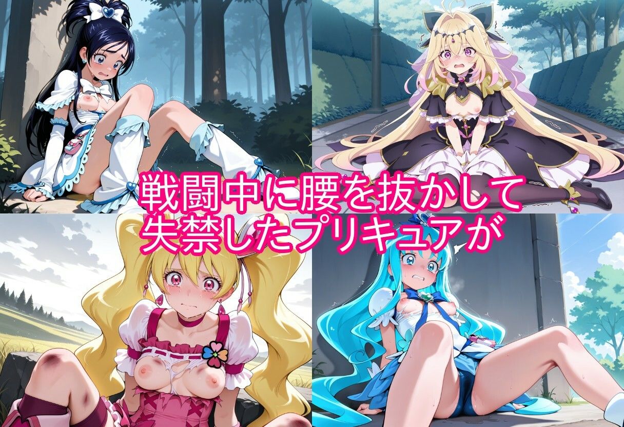 プリキュアの命乞い 何でもします、許してください… サンプル1ページ目