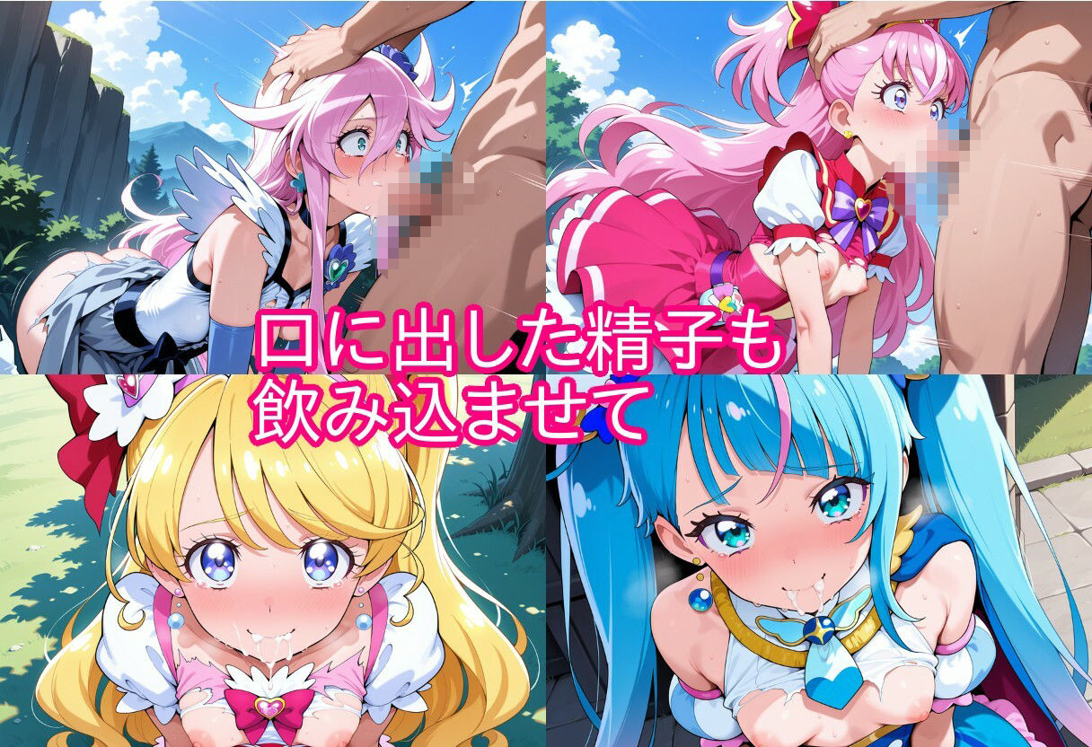 プリキュアの命乞い 何でもします、許してください… サンプル4ページ目