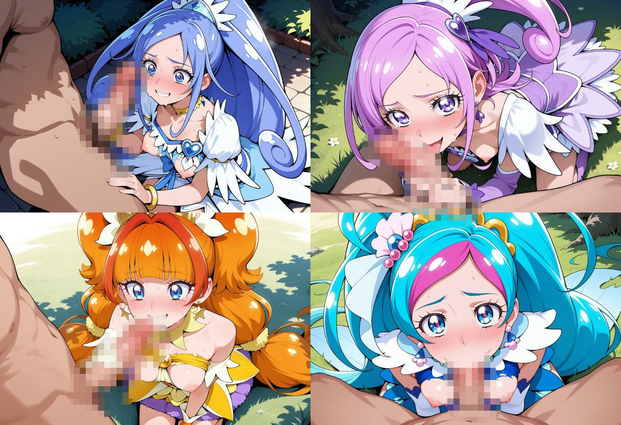 プリキュアの命乞い 何でもします、許してください… サンプル8ページ目