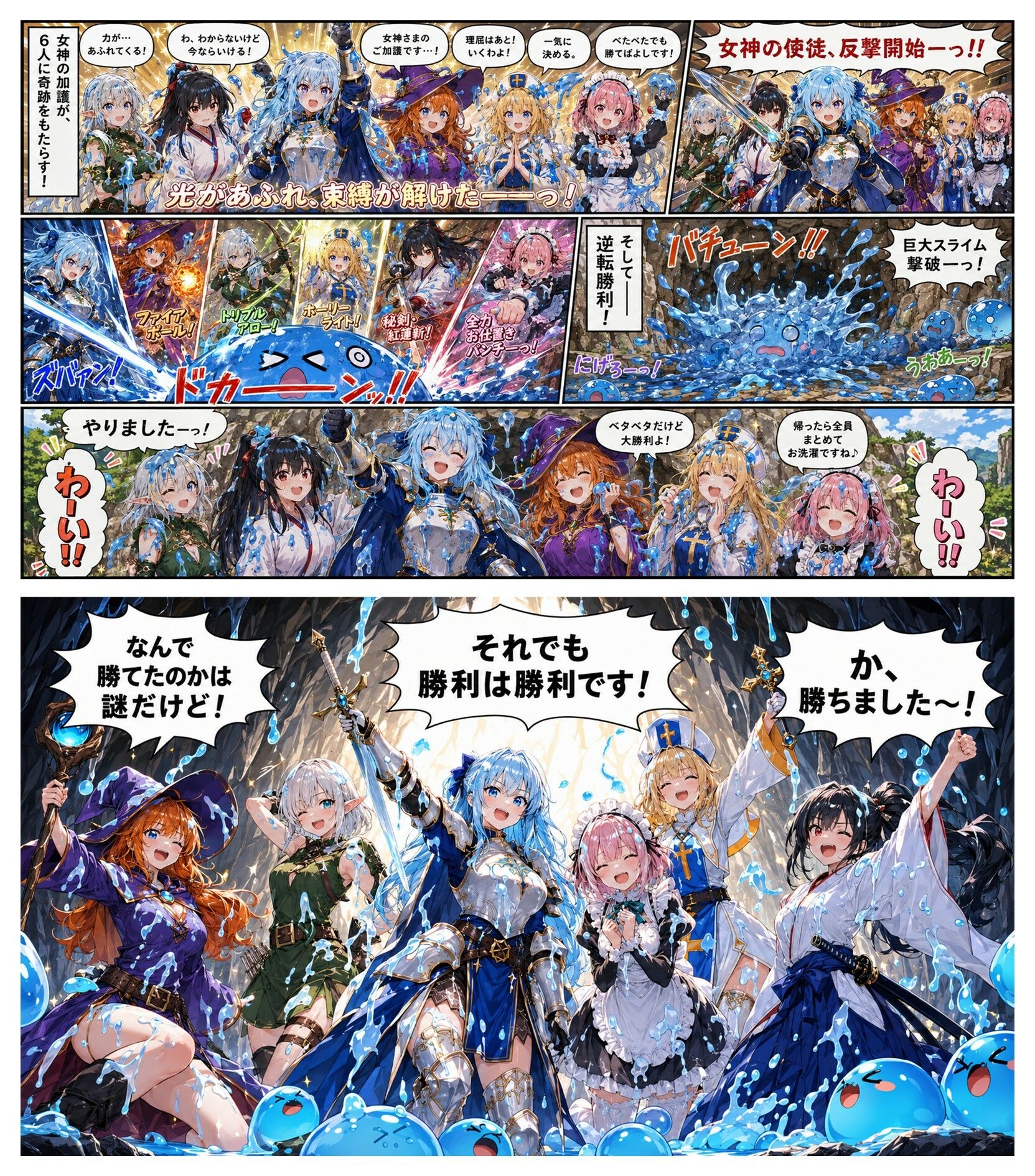スライムの逆襲 -触手の魔の手- サンプル7ページ目