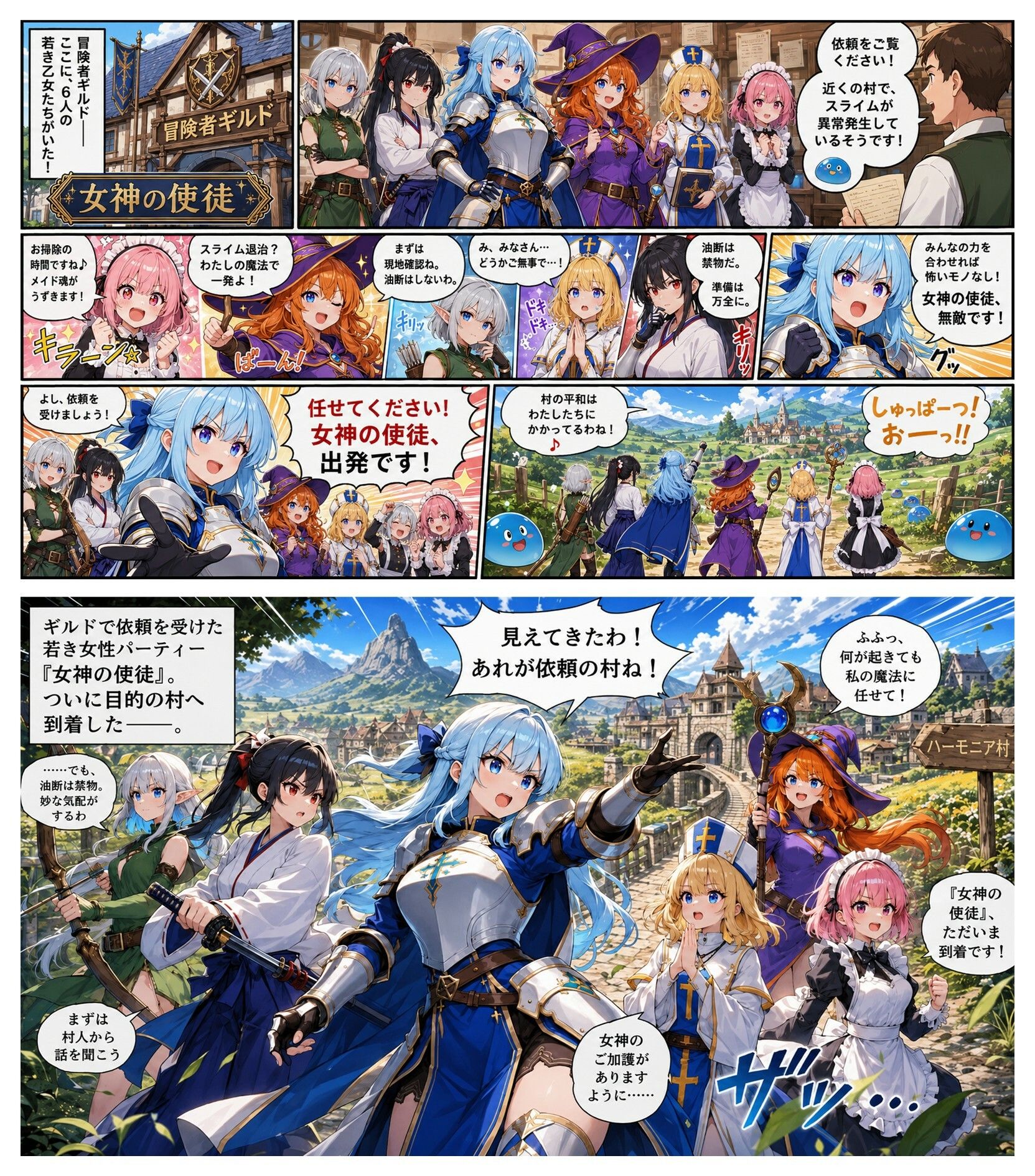 スライムの逆襲 -触手の魔の手- サンプル8ページ目