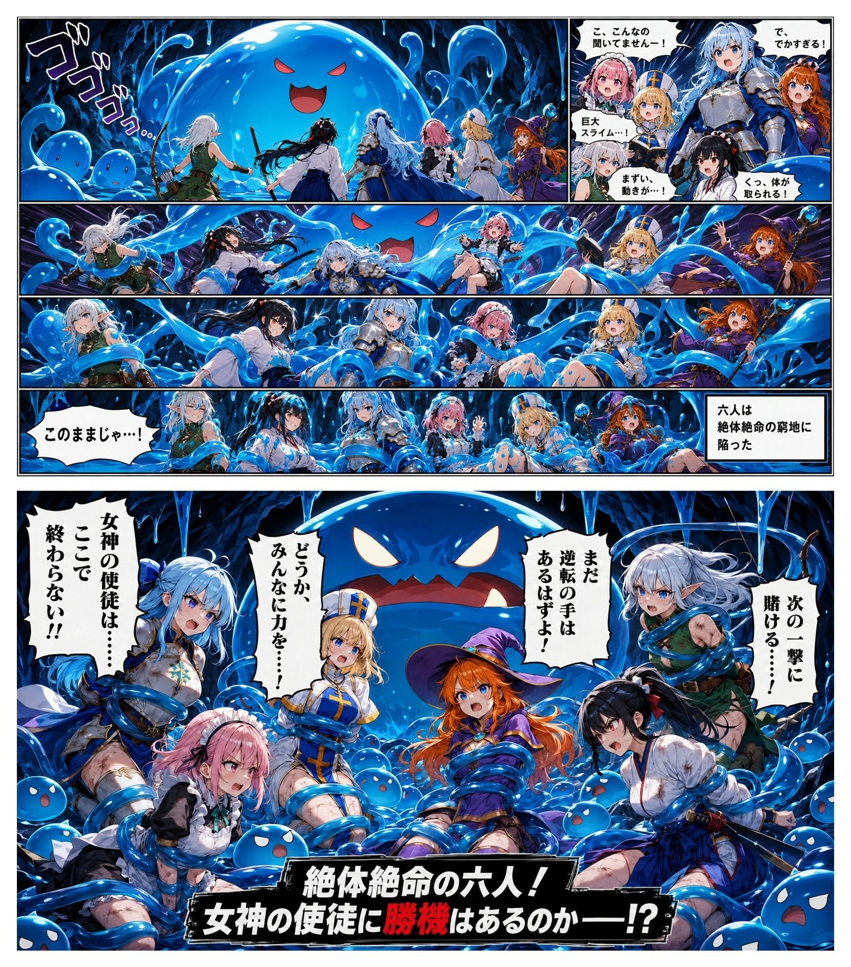 スライムの逆襲 -触手の魔の手- サンプル10ページ目