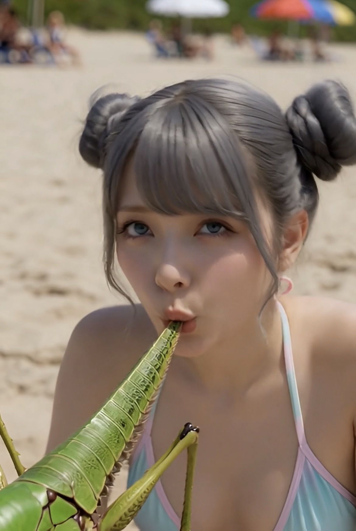 蟲姦フェラ狂い〜バッタちんぽを貪る女たち〜 サンプル8ページ目