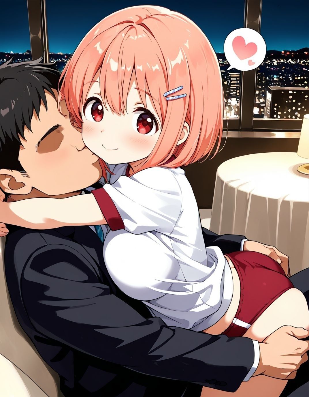 どこでもセックスするのが当たり前になっちゃった世界 赤ブルマ編 サンプル2ページ目