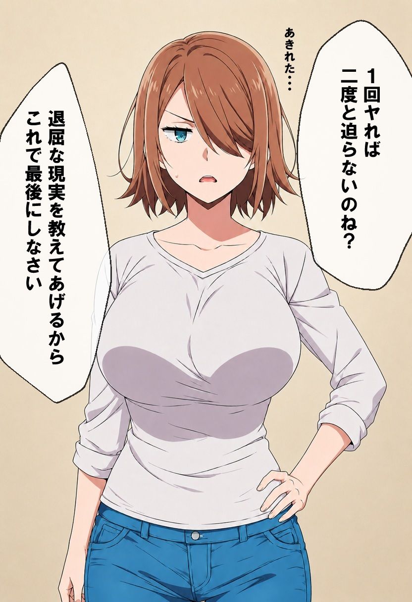 必死にヤらせてと頼み込む息子とエッチしちゃうお母さんCG集  〜自分が育てたチンポに不覚にもイキ狂い〜 サンプル5ページ目