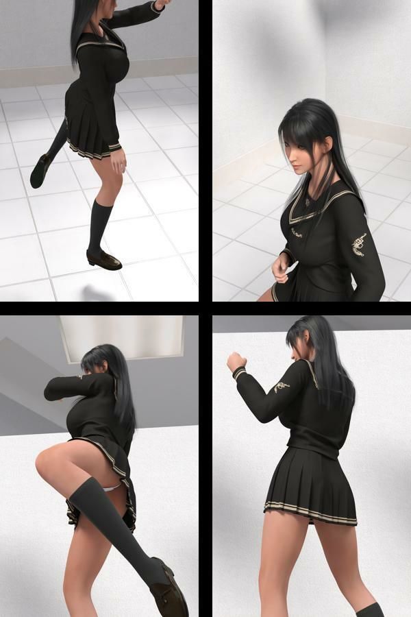 才色兼備の万能女性格闘家 霧島 愛唯の陸上競技モデル風写真集JK’26_01 サンプル1ページ目