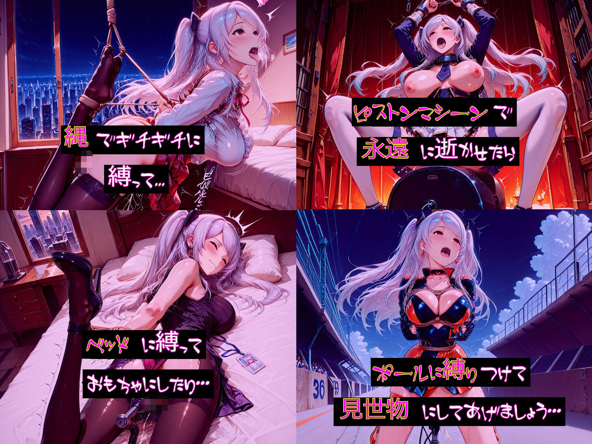 【衣装多種】傲慢王女アレクシアの恥辱王女としての自尊心が蹂躙され、歓喜の嬌声を上げるただの牝に_玩具オナニー編 サンプル5ページ目