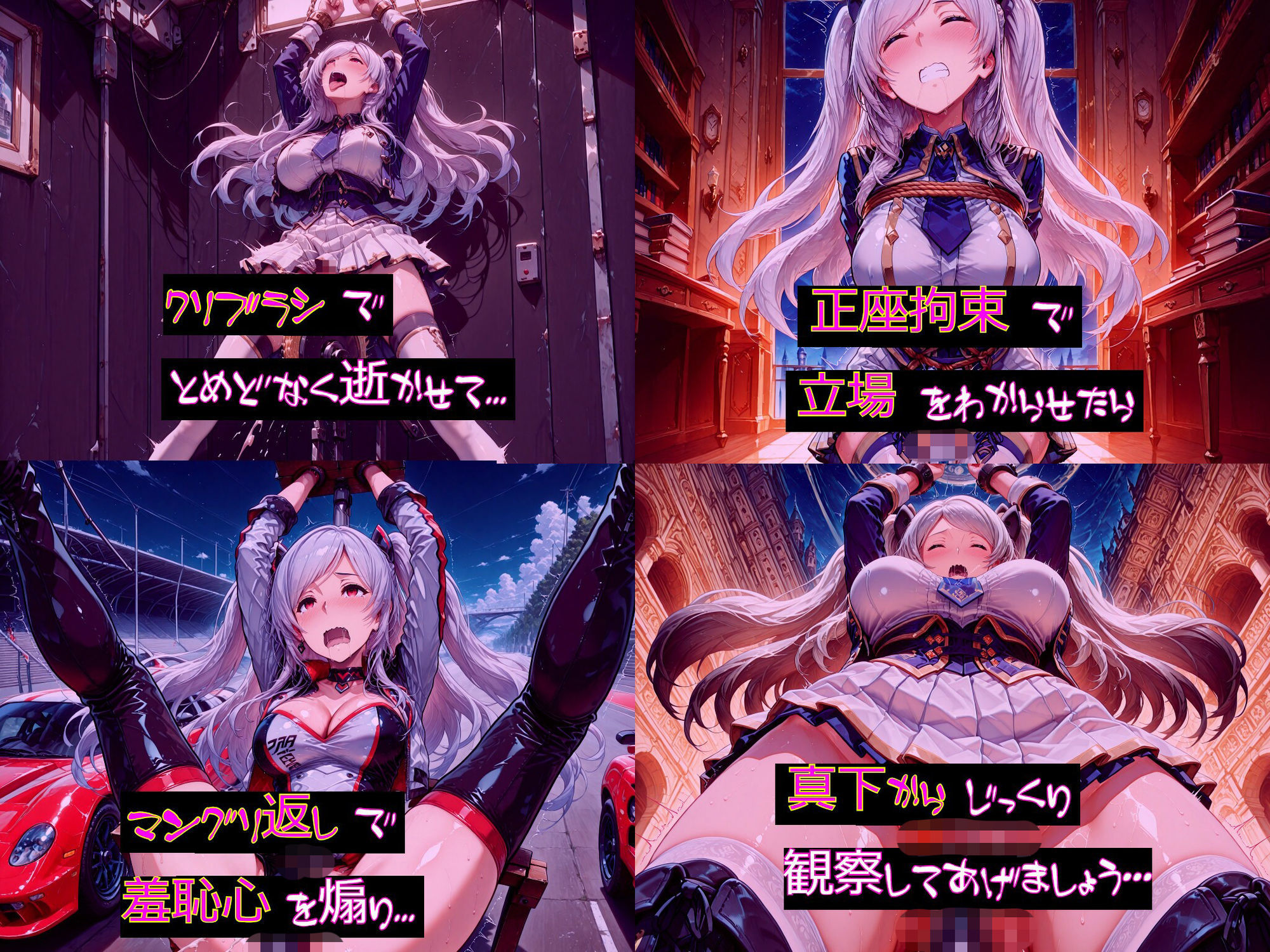 【衣装多種】傲慢王女アレクシアの恥辱王女としての自尊心が蹂躙され、歓喜の嬌声を上げるただの牝に_玩具オナニー編 サンプル6ページ目