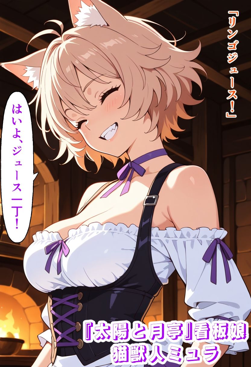 『するんだろ？ 交尾』猫獣人の恋人と湖デートの後、主導権を奪い合った甘く激しい一夜の物語【どの娘とHする？ ミュラ編】 サンプル2ページ目