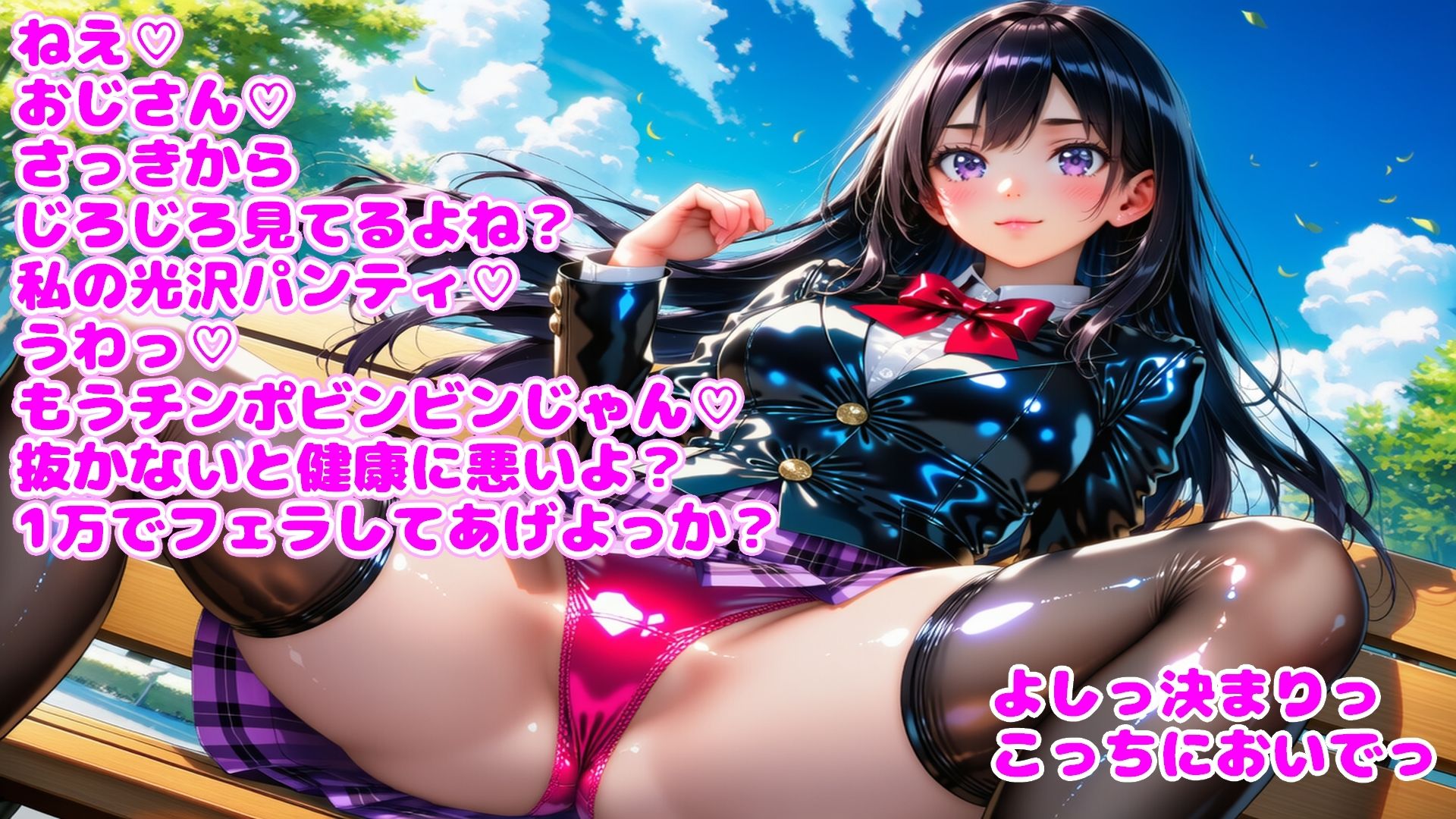 欲しがりビッチJKのおねだり援交 サンプル3ページ目