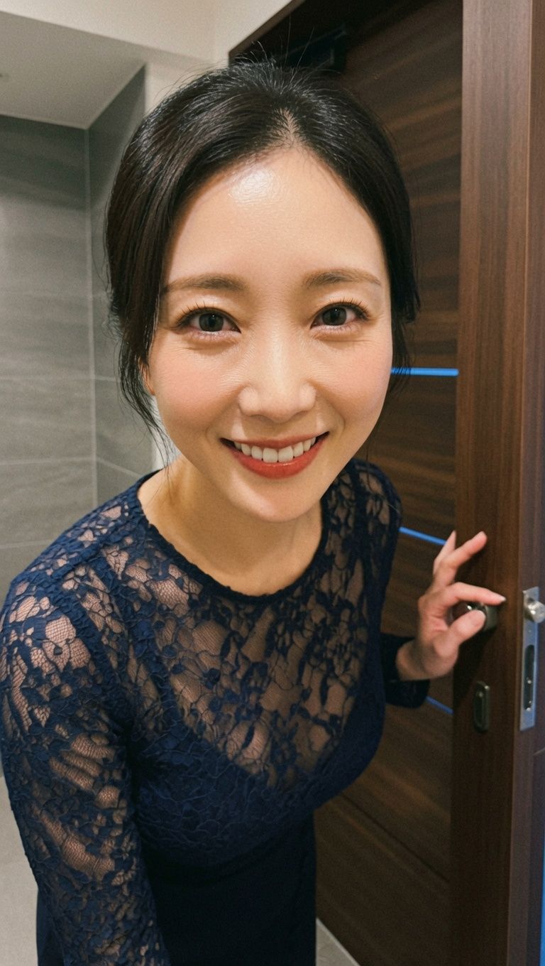 【AI生成】AI写真集 Vol.2 星川里紗 デリバリーヘルス嬢/みゆり（39）「主婦の秘密、淫らな配達」 サンプル7ページ目