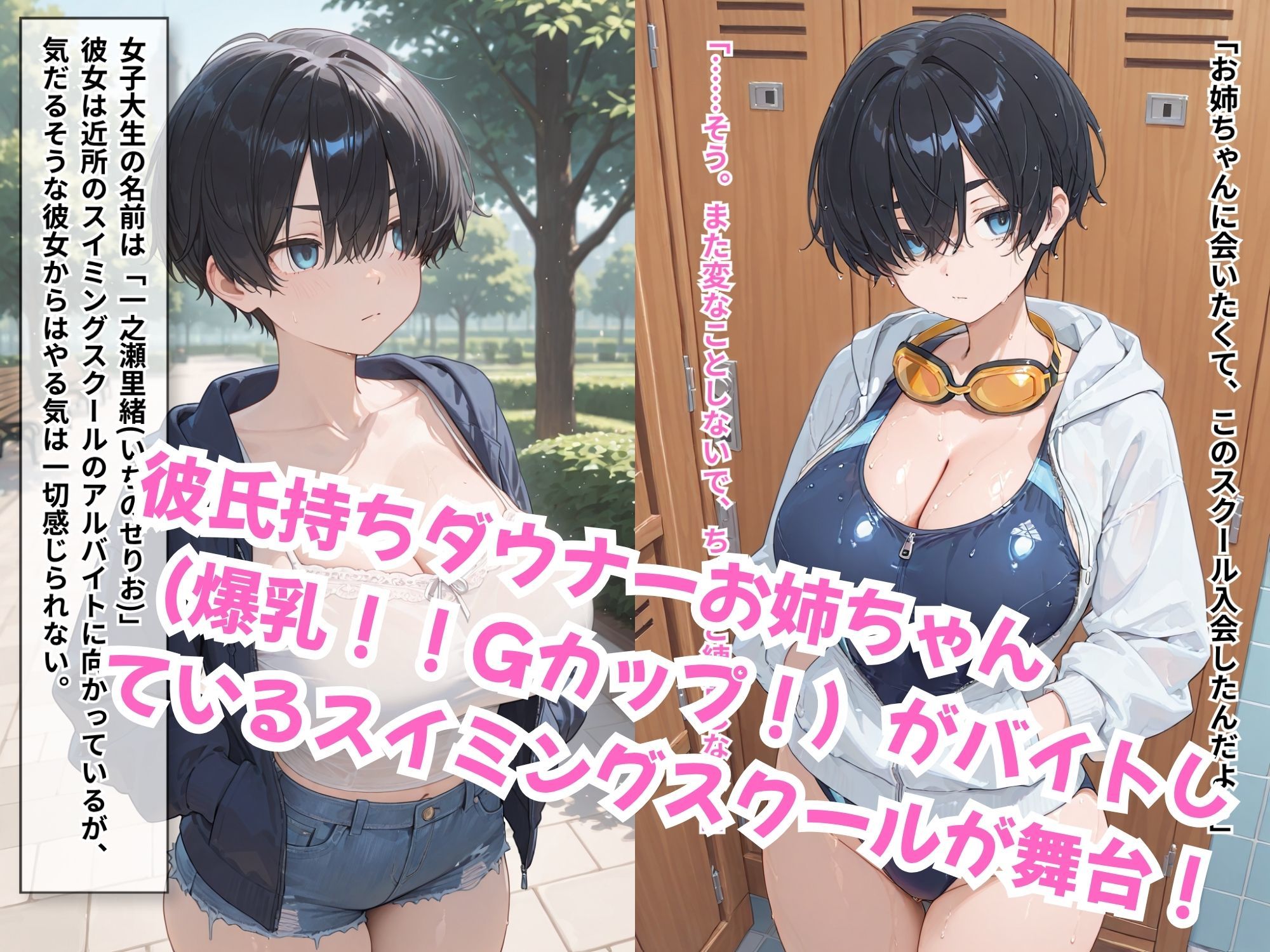 無抵抗なあの子はボクに寝取られる 水泳インストラクター編 サンプル1ページ目