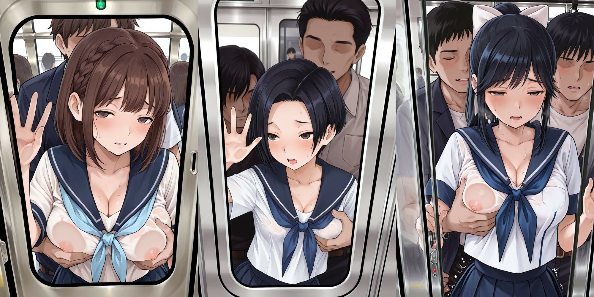 制服露出症候群 サンプル3ページ目