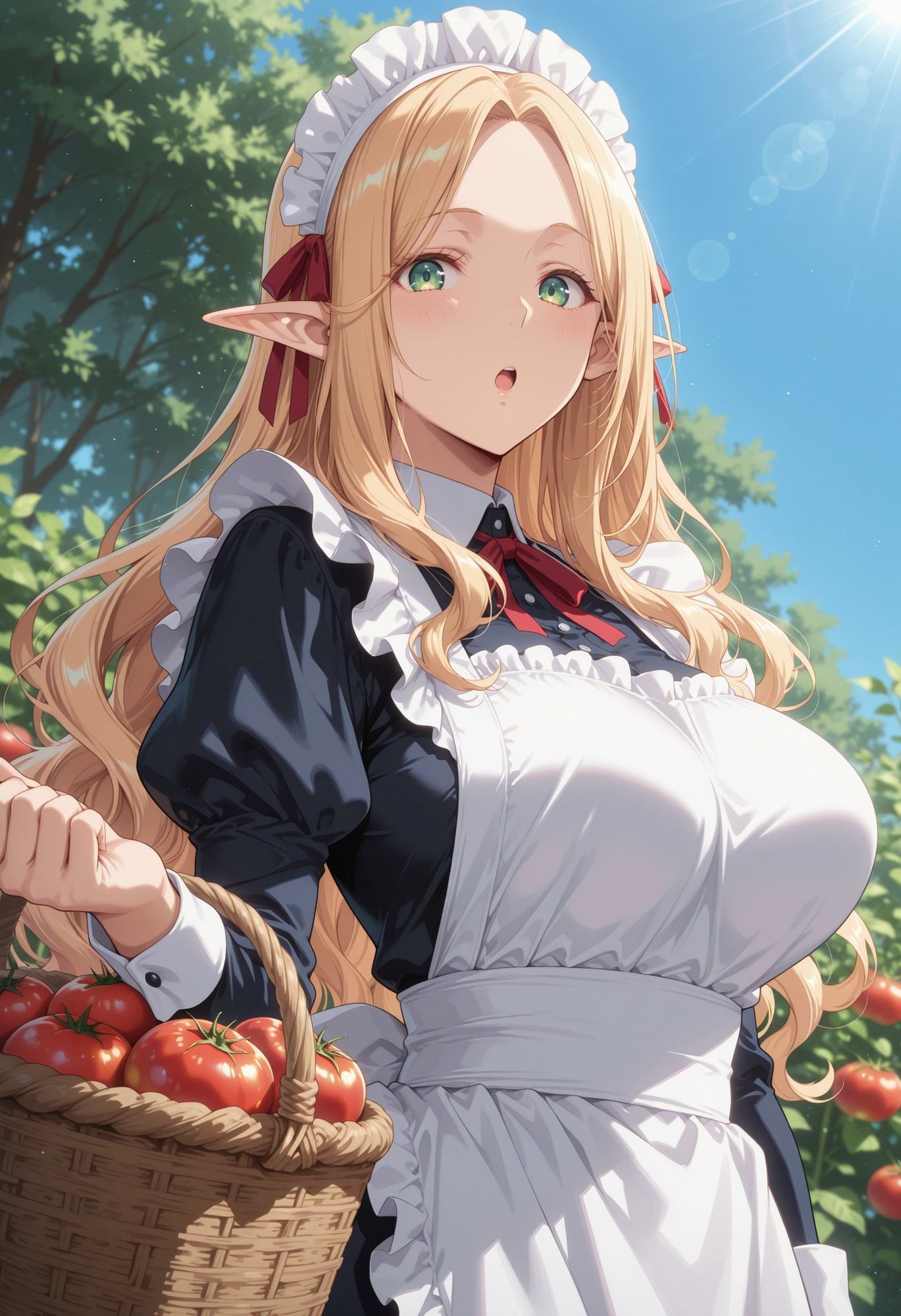 エルフのメイドさんの誘惑5 サンプル2ページ目