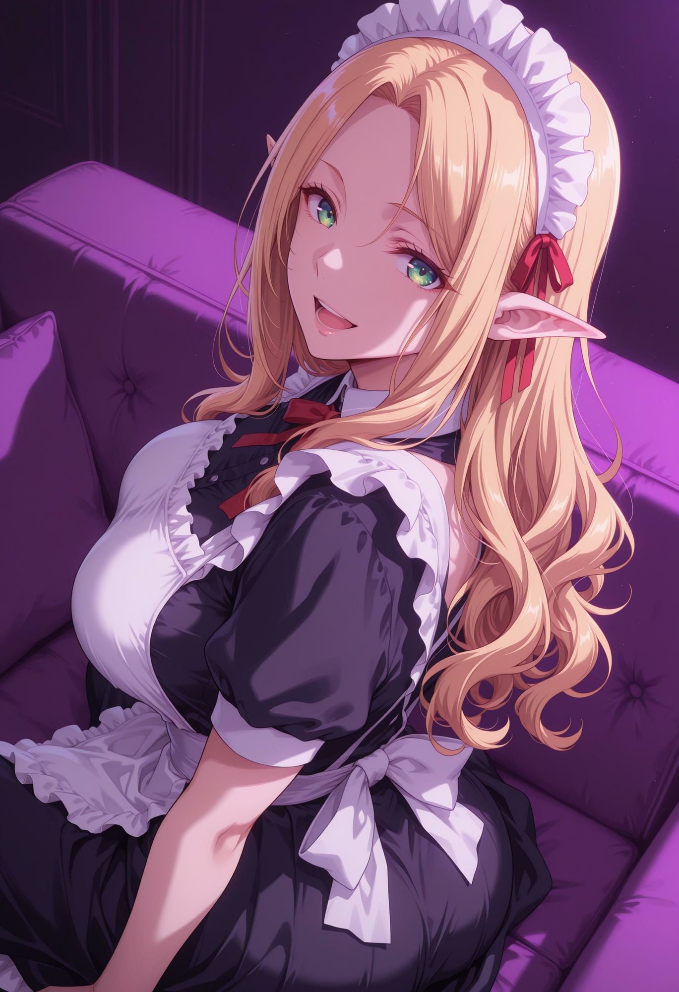 エルフのメイドさんの誘惑5 サンプル3ページ目