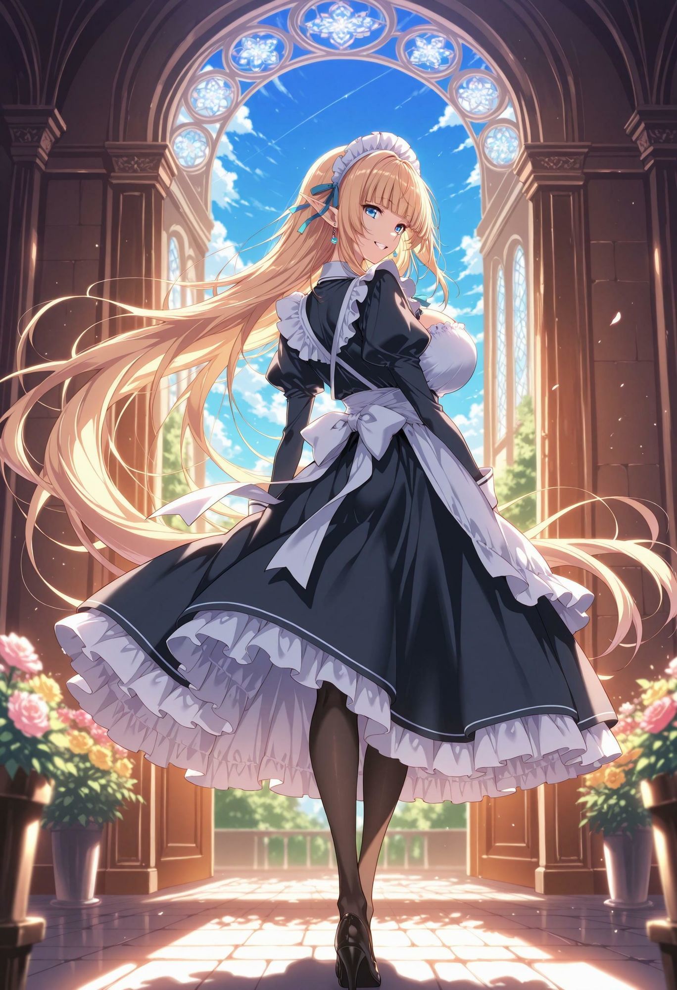 エルフのメイドさんの誘惑6 サンプル1ページ目
