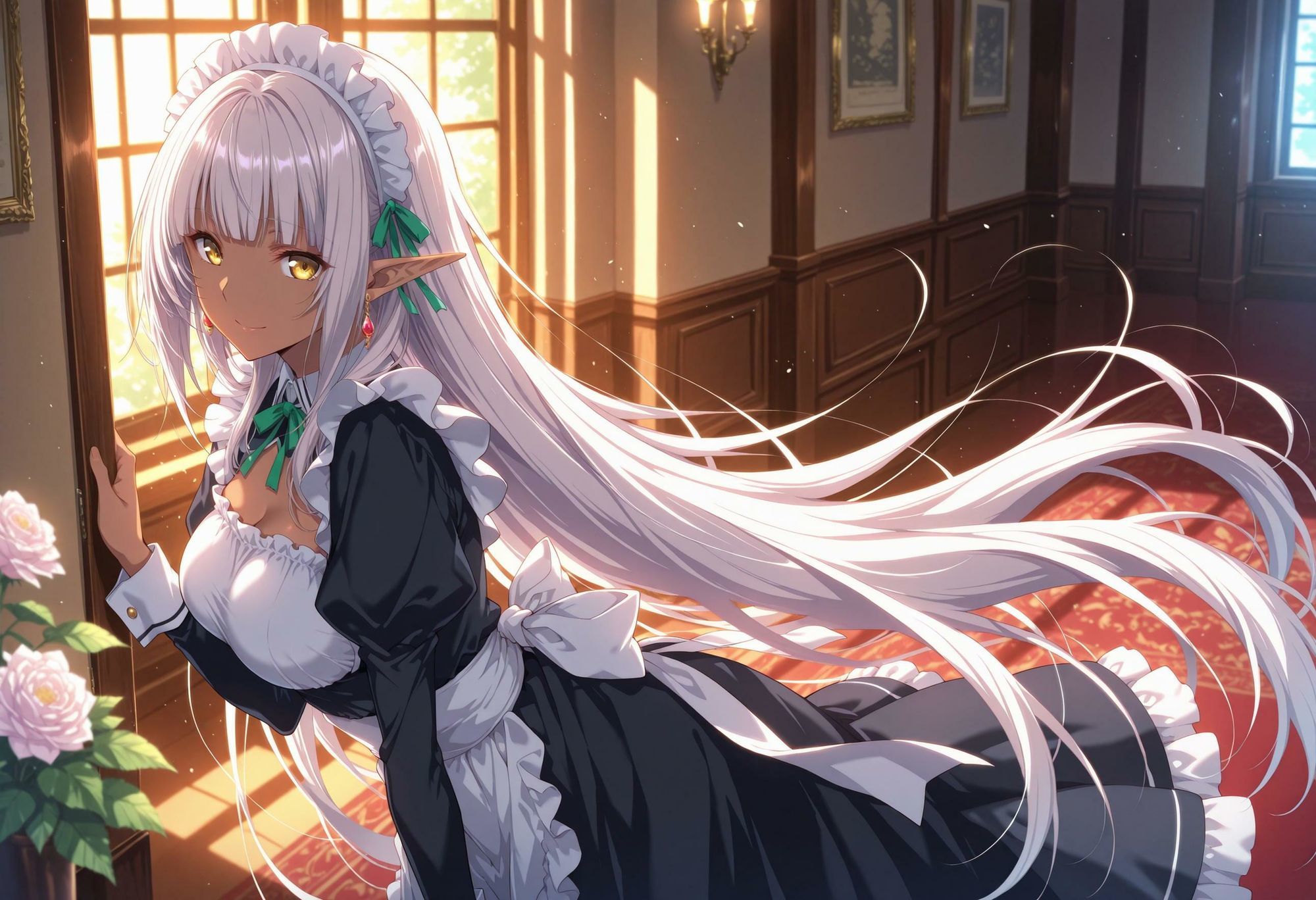 エルフのメイドさんの誘惑6 サンプル2ページ目