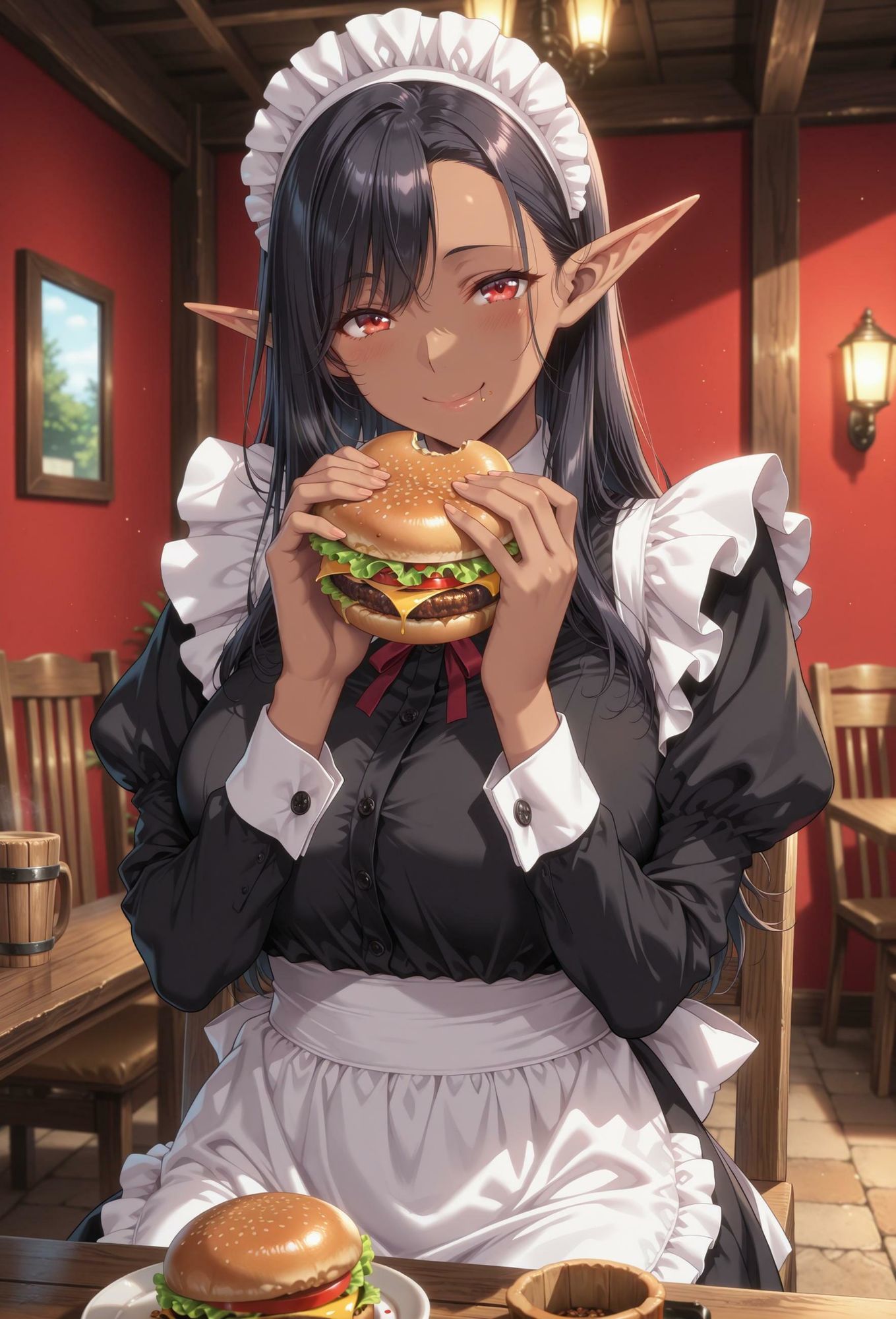 エルフのメイドさんの誘惑7 サンプル1ページ目