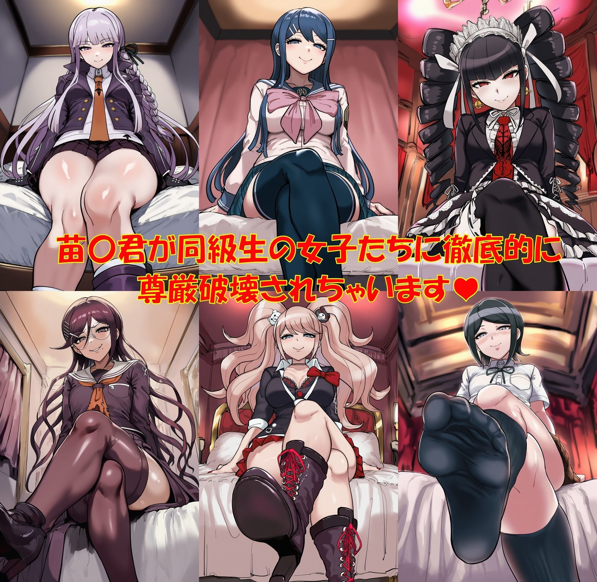 【ハードマゾ向け】同級生の女子にペニバンで徹底的に尊厳破壊されちゃうCG集 サンプル1ページ目