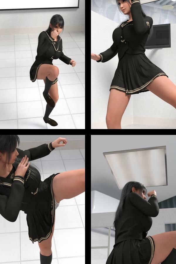 才色兼備の万能女性格闘家 霧島 愛唯の陸上競技モデル風写真集JK’26_02 サンプル1ページ目