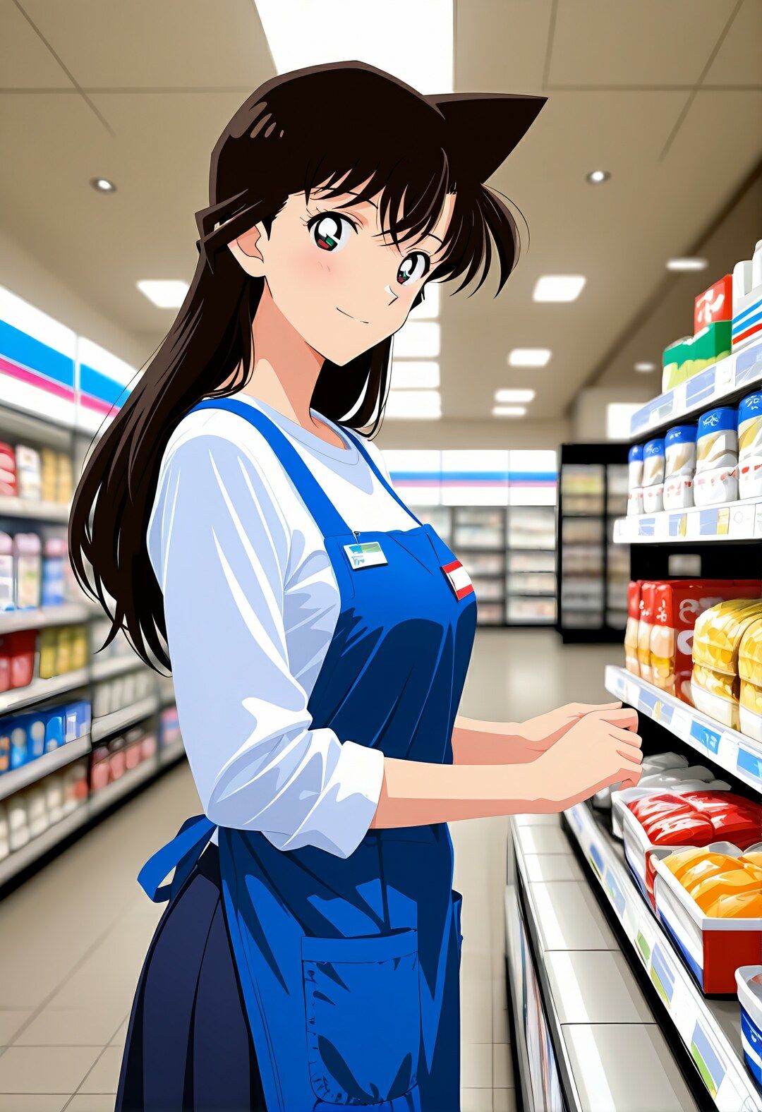毛〇蘭の深夜コンビニ催●調教 〜アプリで堕ちたバイト少女の淫らな夜勤〜 サンプル1ページ目