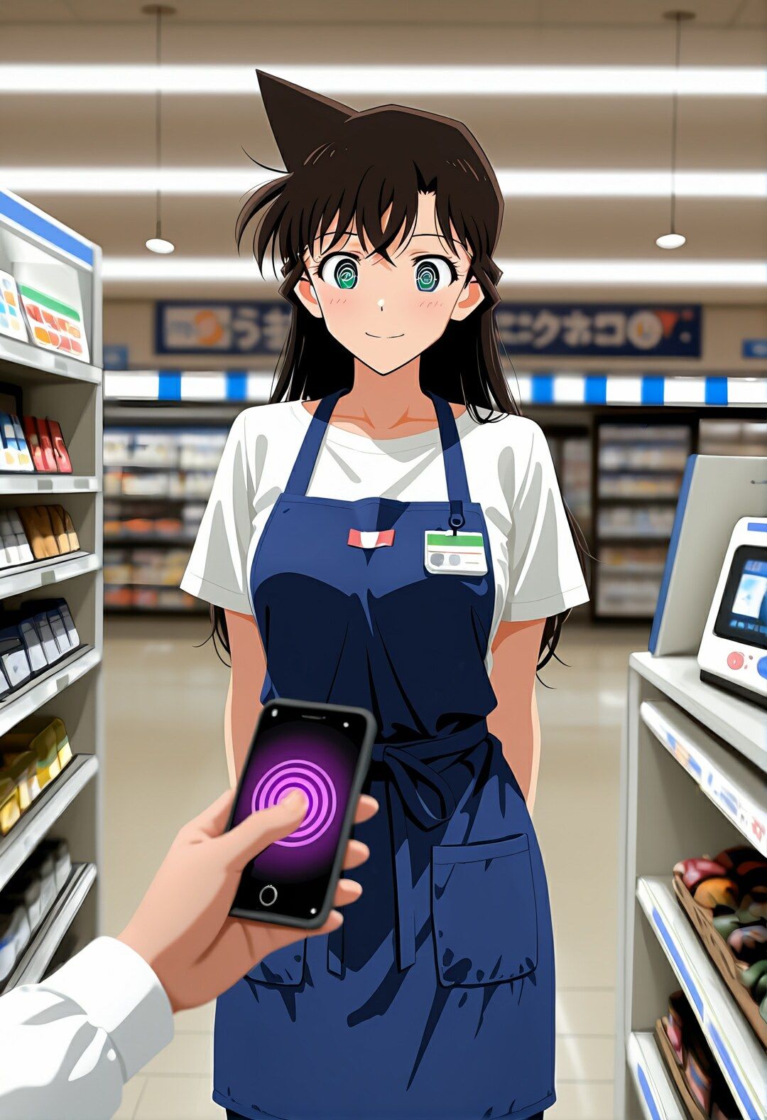 毛〇蘭の深夜コンビニ催●調教 〜アプリで堕ちたバイト少女の淫らな夜勤〜 サンプル3ページ目