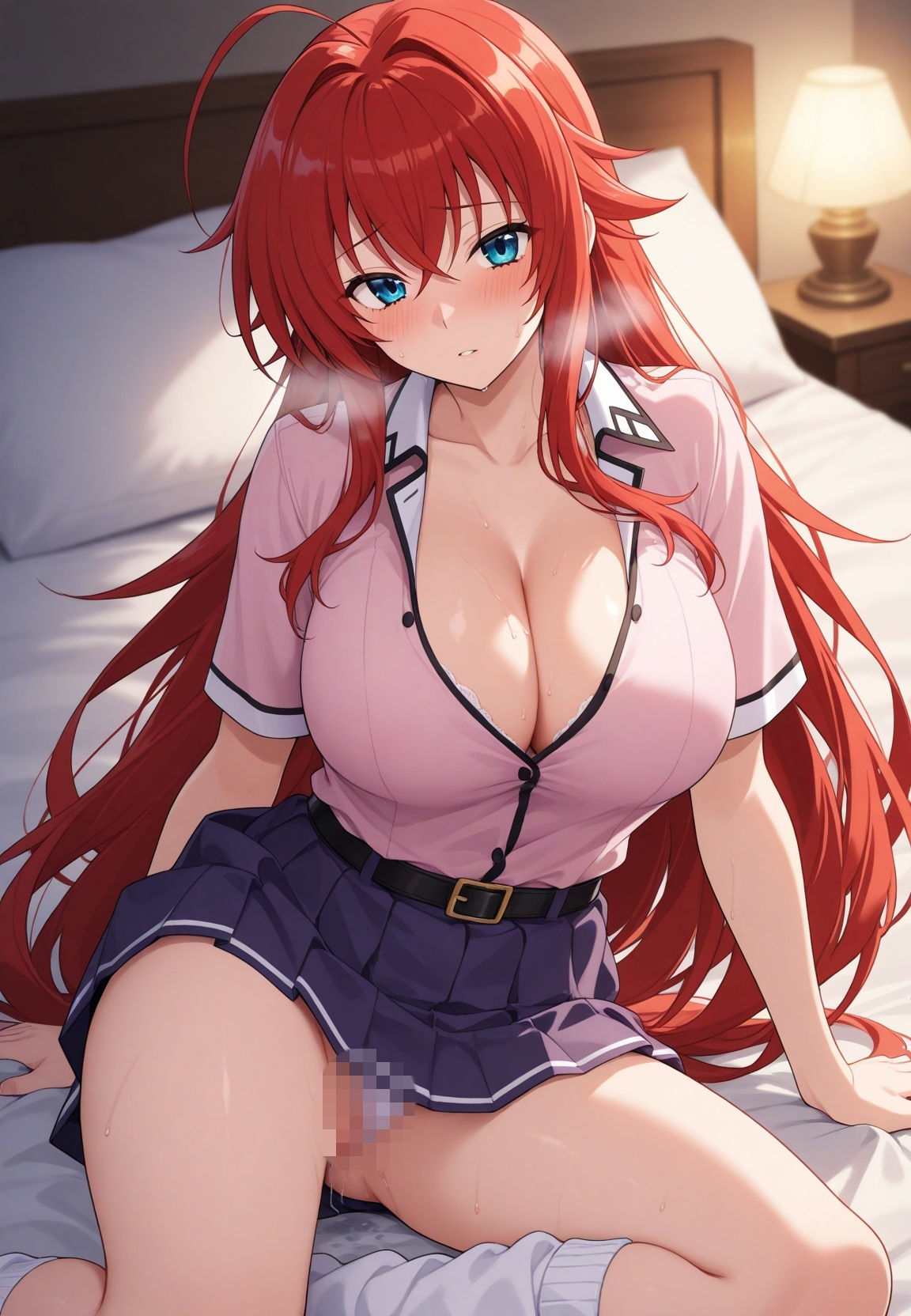 姉の部屋から漏れる喘ぎ声がうるさくて ハ〇スクールD×D サンプル6ページ目