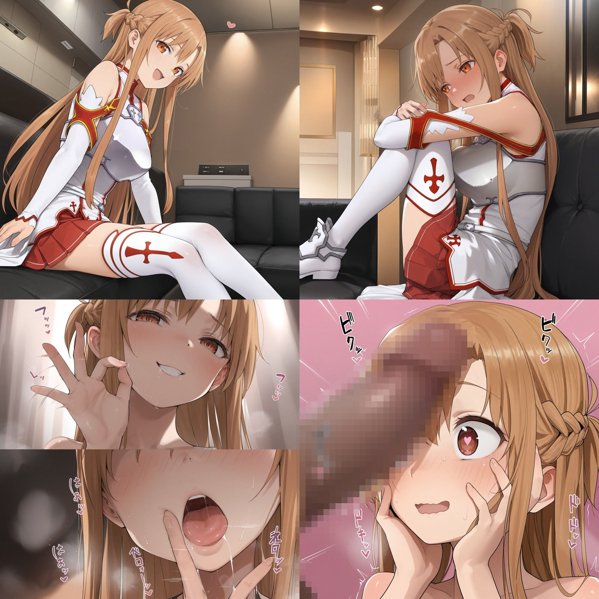 極上生中風俗〜時間無制限×いちゃラブ×濃密ご奉仕〜 -ア◯ナ（SAO）- サンプル2ページ目