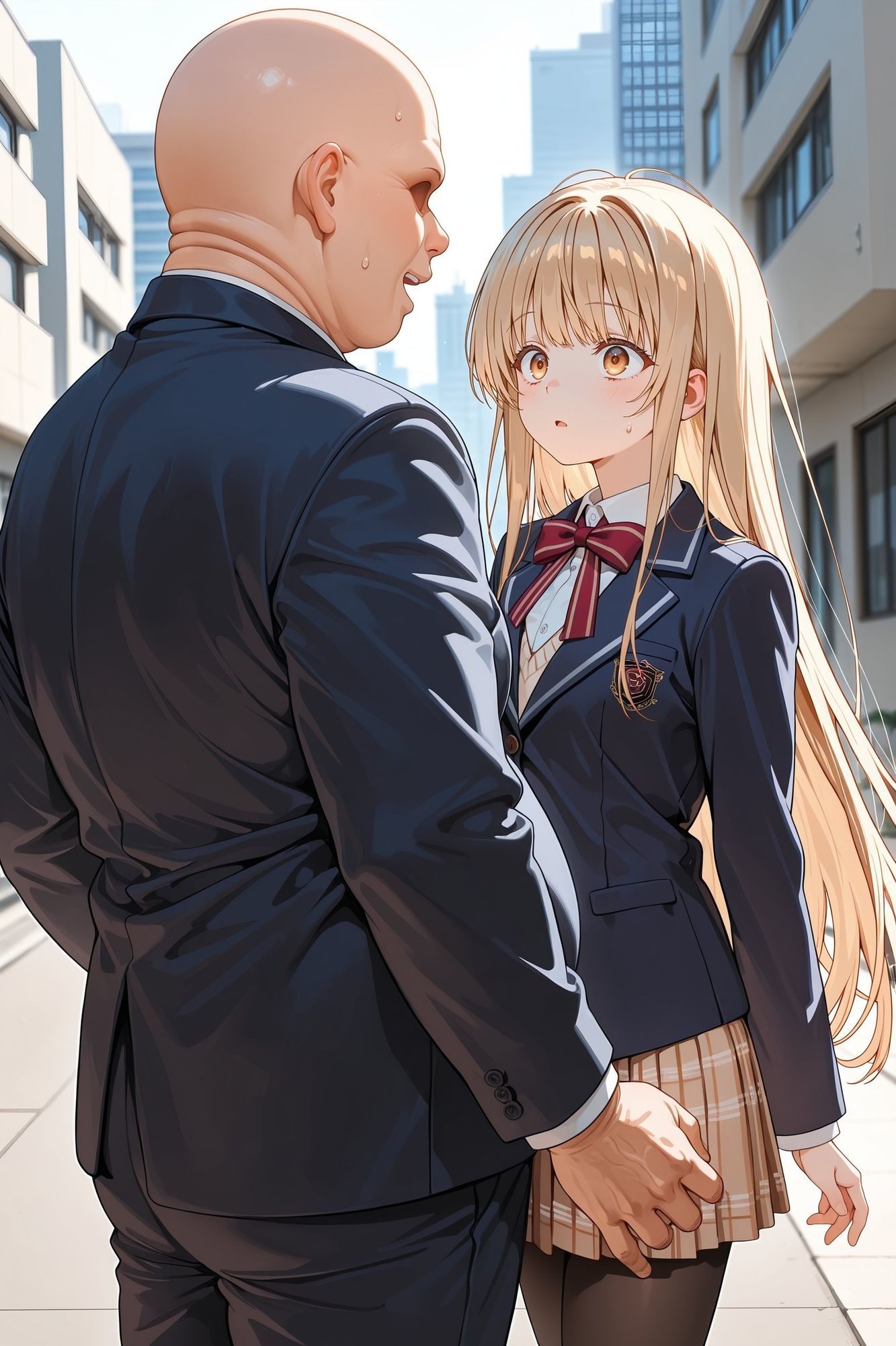 お隣の天使様がいつの間にか知らないおじさんに肉オナホにされていた件 サンプル2ページ目