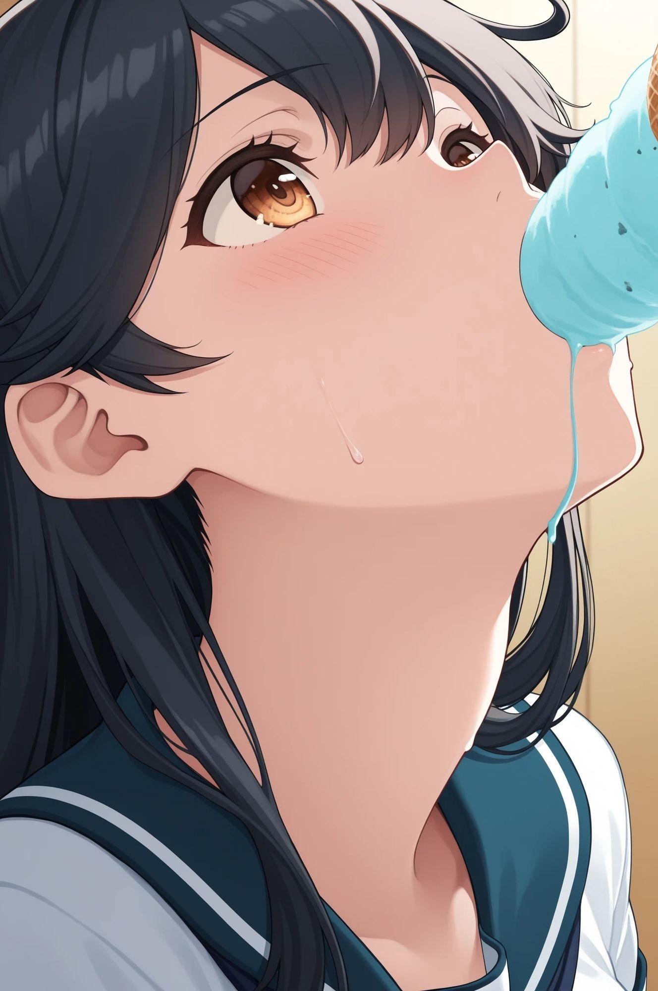虹かけ誌 艦隊これくしょん  イラスト集30 潮 サンプル4ページ目