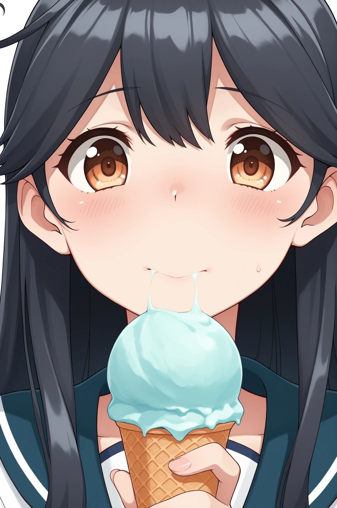 虹かけ誌 艦隊これくしょん  イラスト集30 潮 サンプル7ページ目