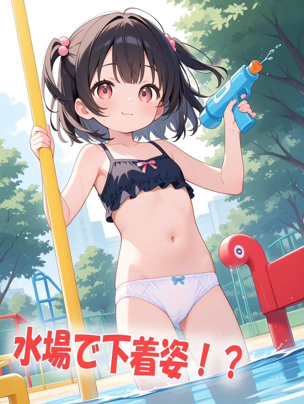 公園でメス〇キを観察してたらパラダイスだったイラスト300枚 サンプル1ページ目