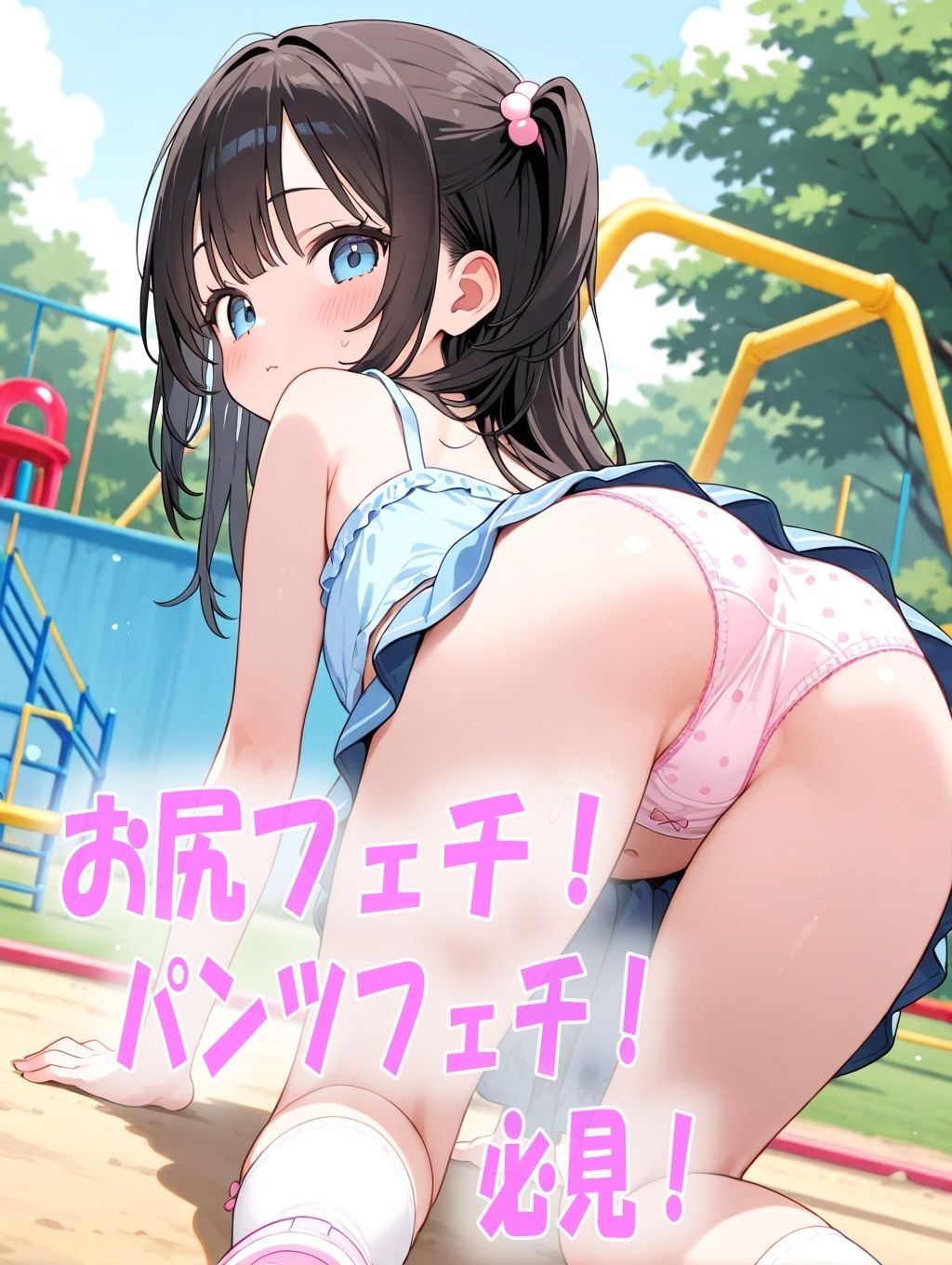公園でメス〇キを観察してたらパラダイスだったイラスト300枚 サンプル2ページ目