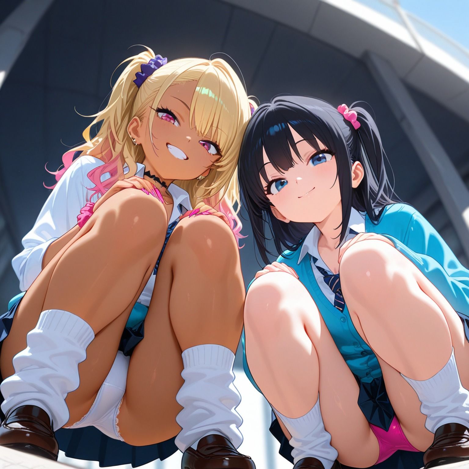 オタクに優しい露出ギャル part4【AIイラスト集】 サンプル2ページ目