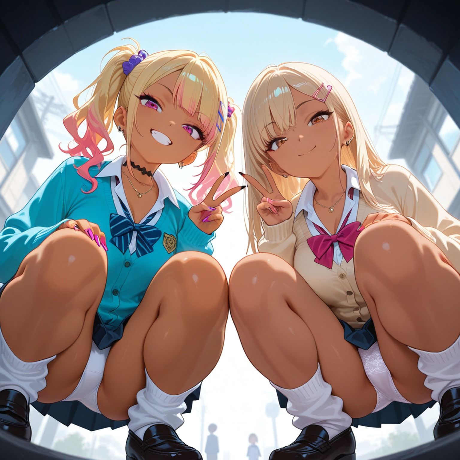 オタクに優しい露出ギャル part4【AIイラスト集】 サンプル3ページ目