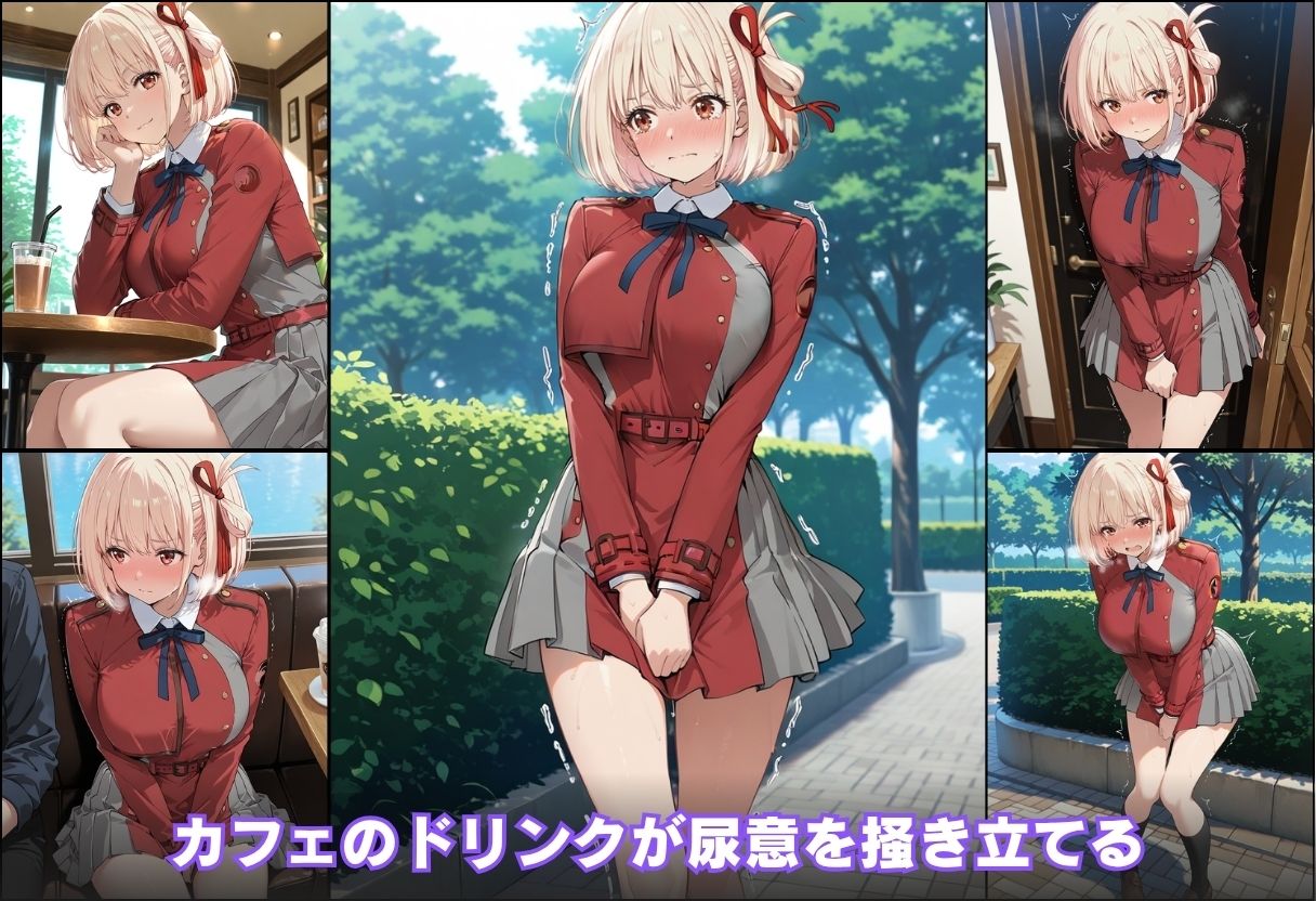 尿意の限界 リコリコおもらし 錦木千束 サンプル5ページ目