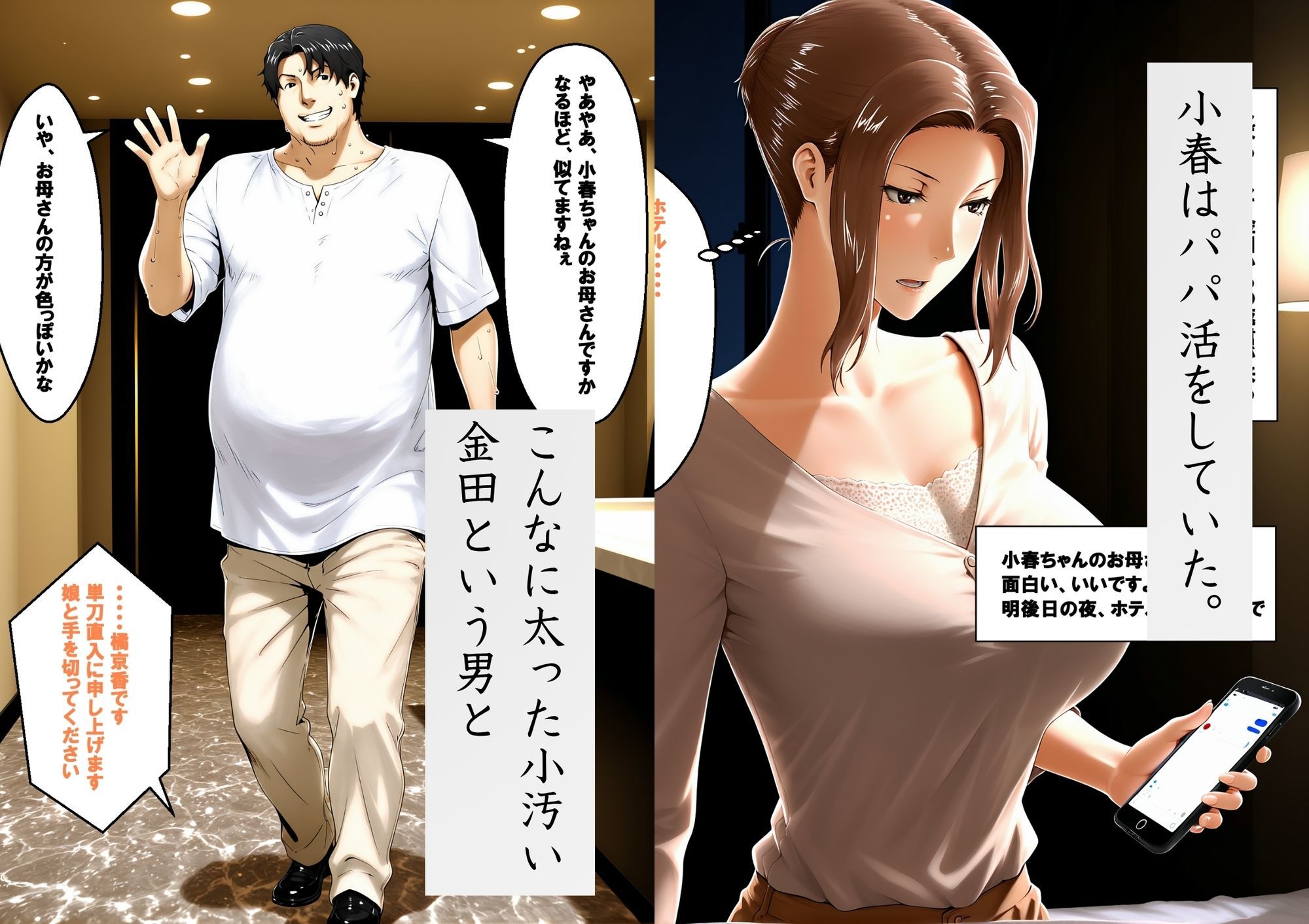 愛娘のために堕ちた母卑劣な男に犯●れ続けた夜 サンプル3ページ目