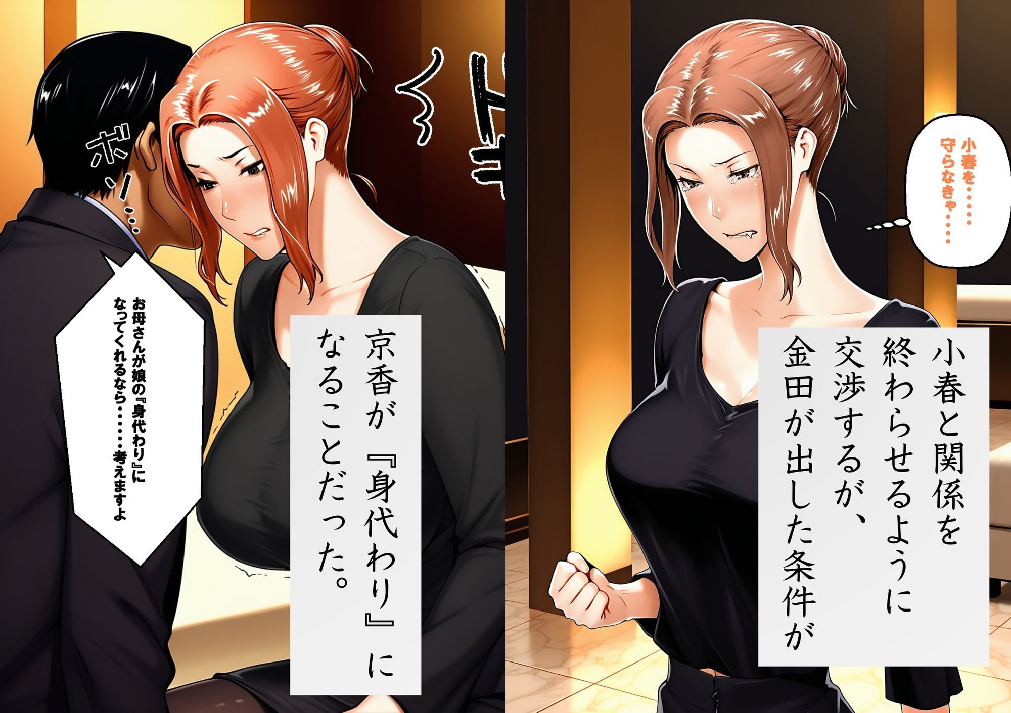 愛娘のために堕ちた母卑劣な男に犯●れ続けた夜 サンプル4ページ目