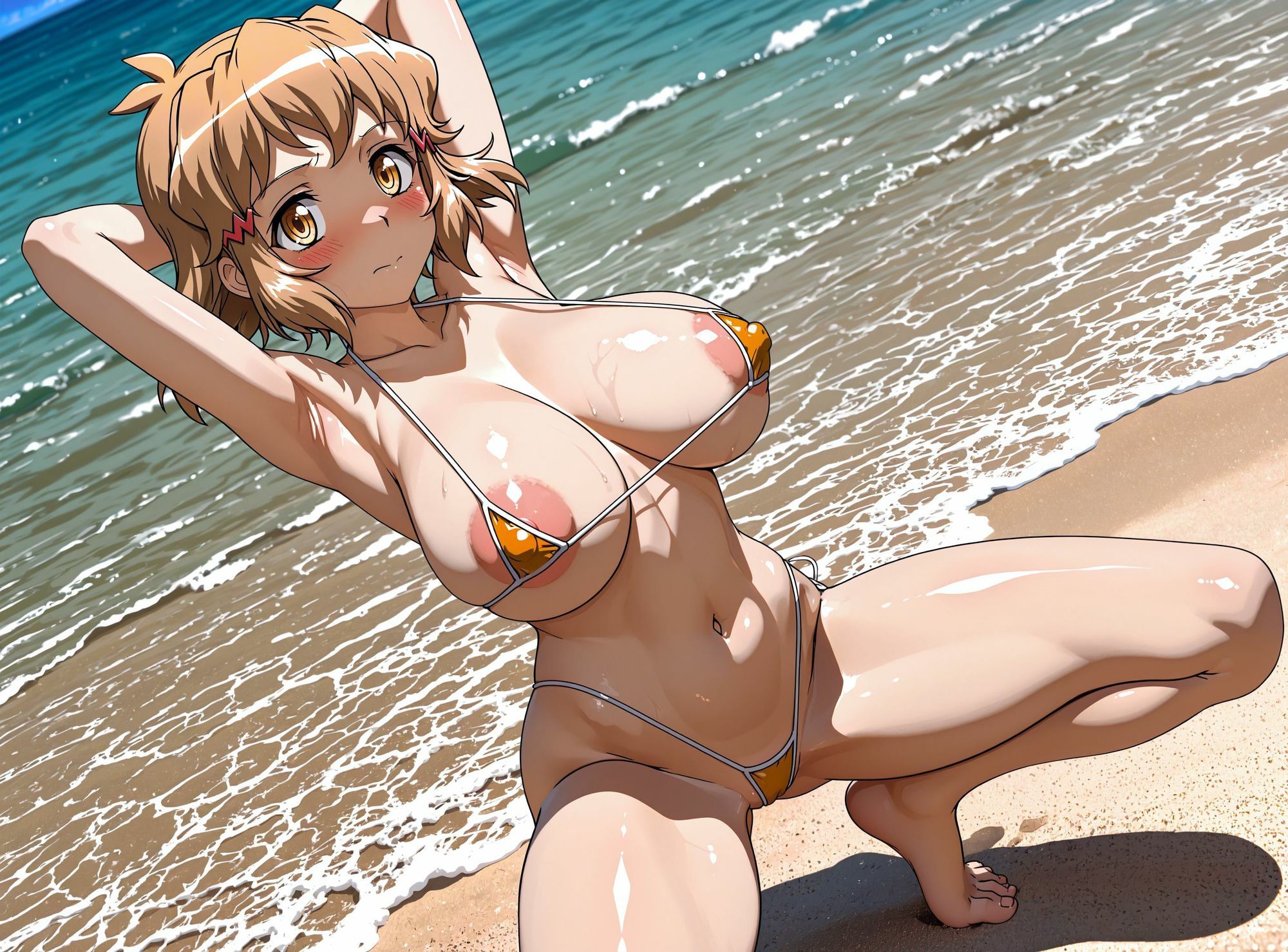 戦姫絶唱！S.O.N.G.マイクロビキニ部 HIBIKI編2 サンプル4ページ目