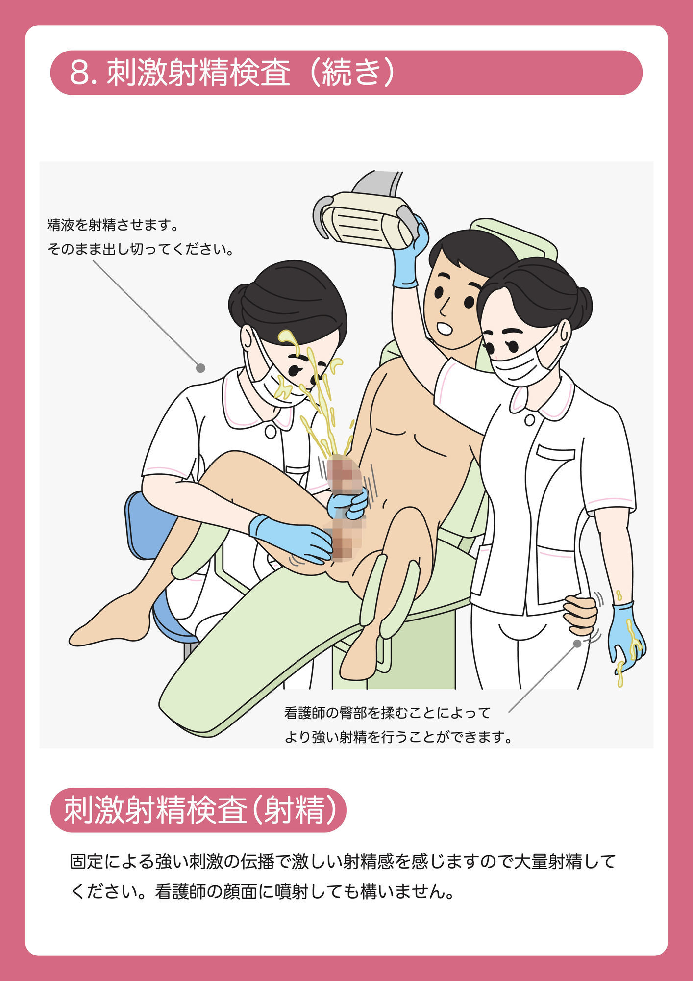 陰茎健診のご案内 サンプル2ページ目