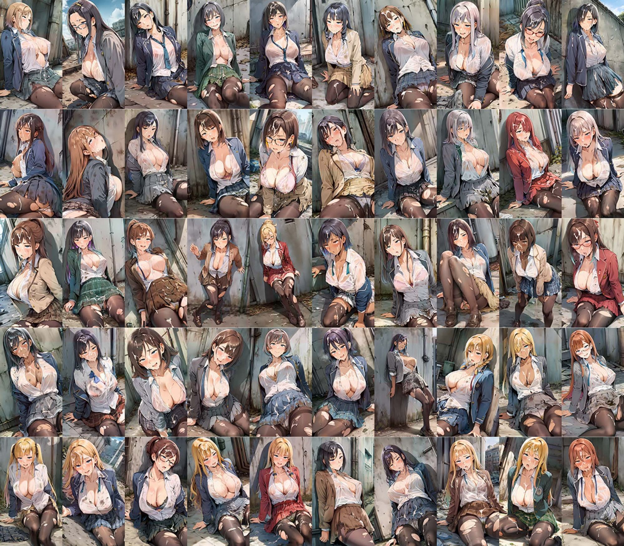制服事後風コレクション サンプル8ページ目