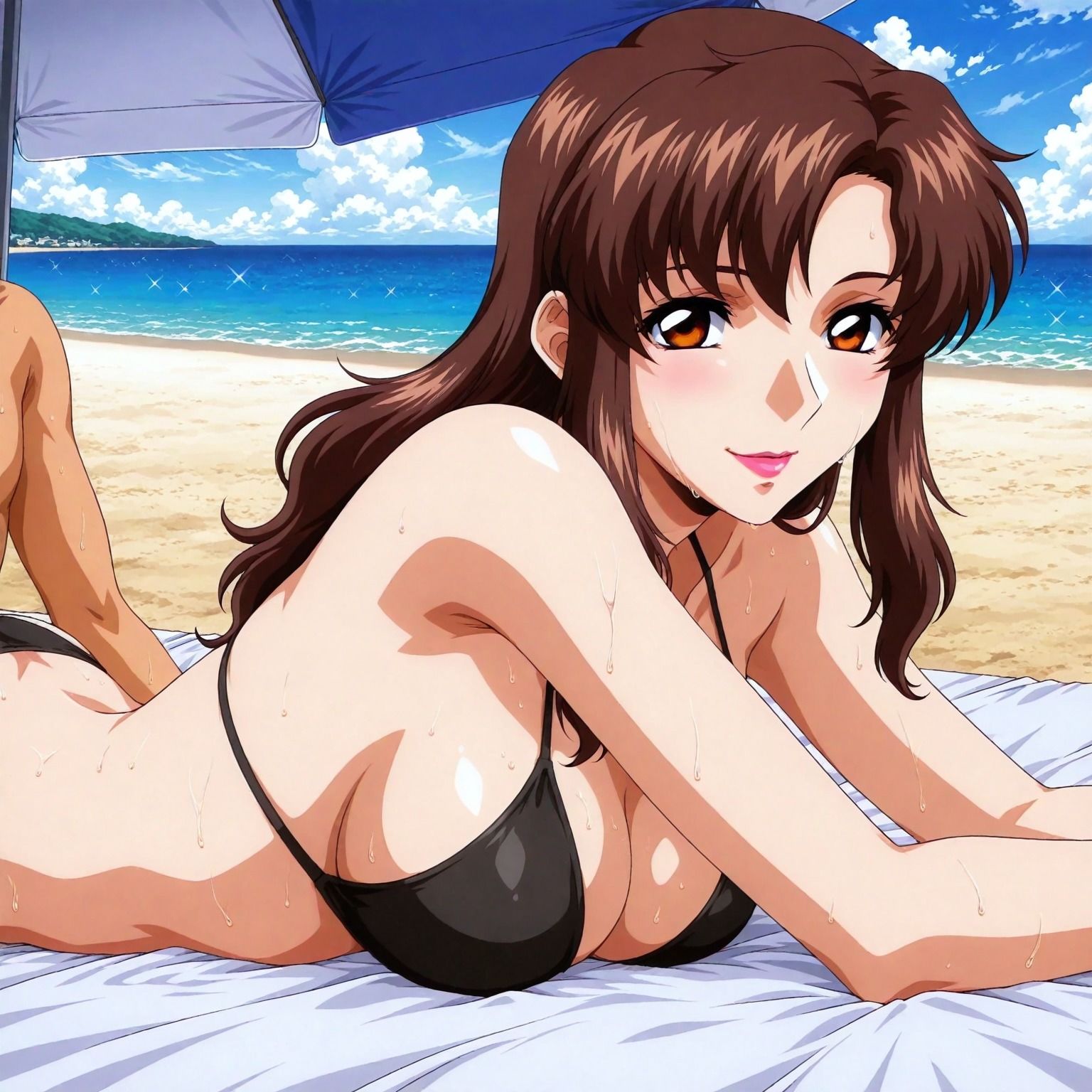 夏物語〜イチャイチャパラダイス〜マリュー・〇ミアスの浮気ラブラブデート編 サンプル1ページ目