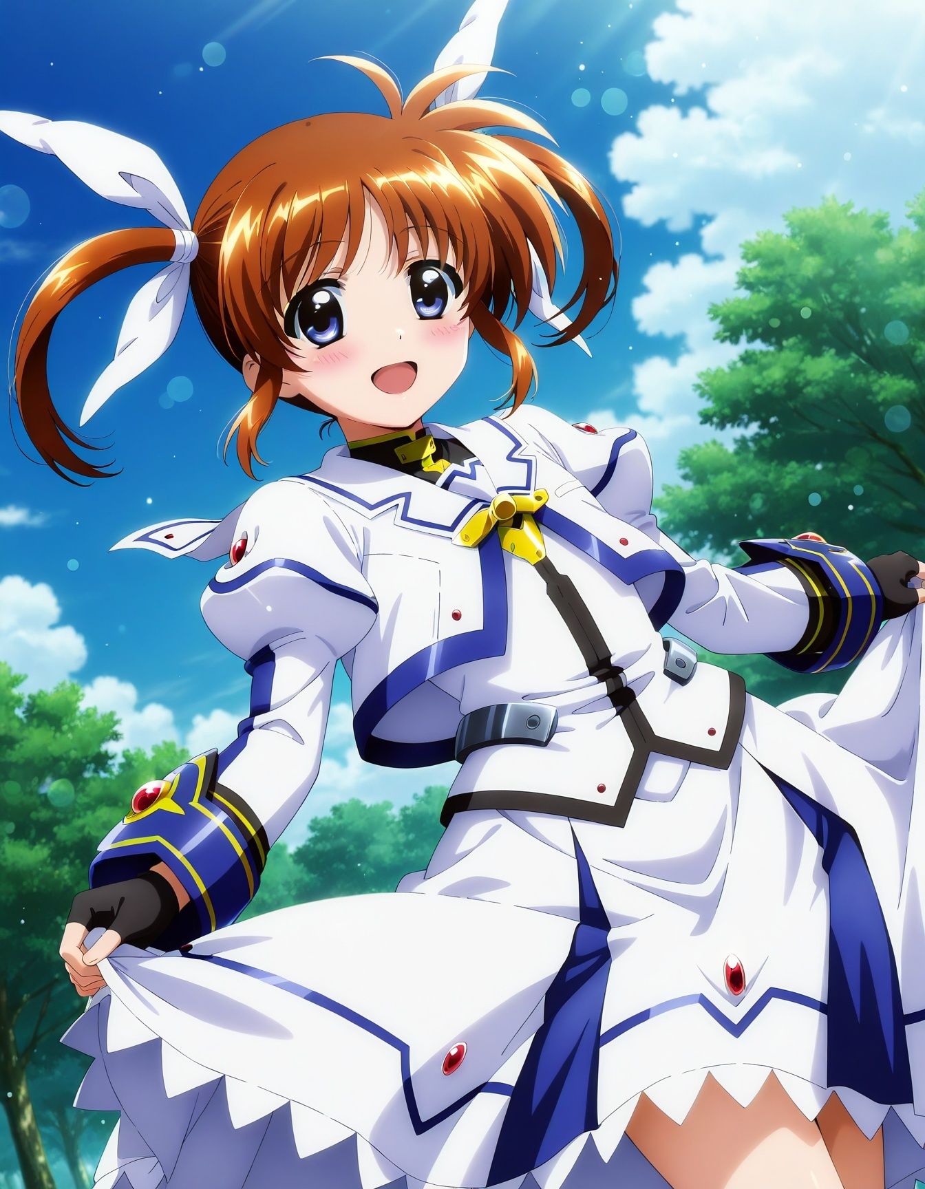 なのはと、いっぱいエッチなじかん サンプル1ページ目