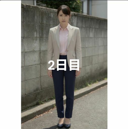 仕事中の無防備OL しゃがみパンチラが弱みになり…6日連続で今日のパンツ見せてもらいました サンプル2ページ目