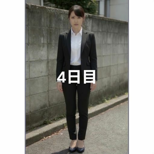 仕事中の無防備OL しゃがみパンチラが弱みになり…6日連続で今日のパンツ見せてもらいました サンプル4ページ目